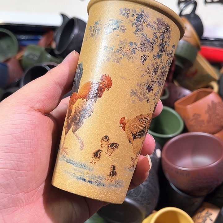 茶杯紫砂全手工紫砂主人杯
