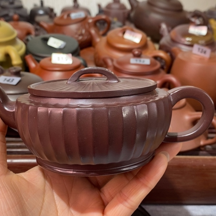 紫砂茶壶微瑕处理一把