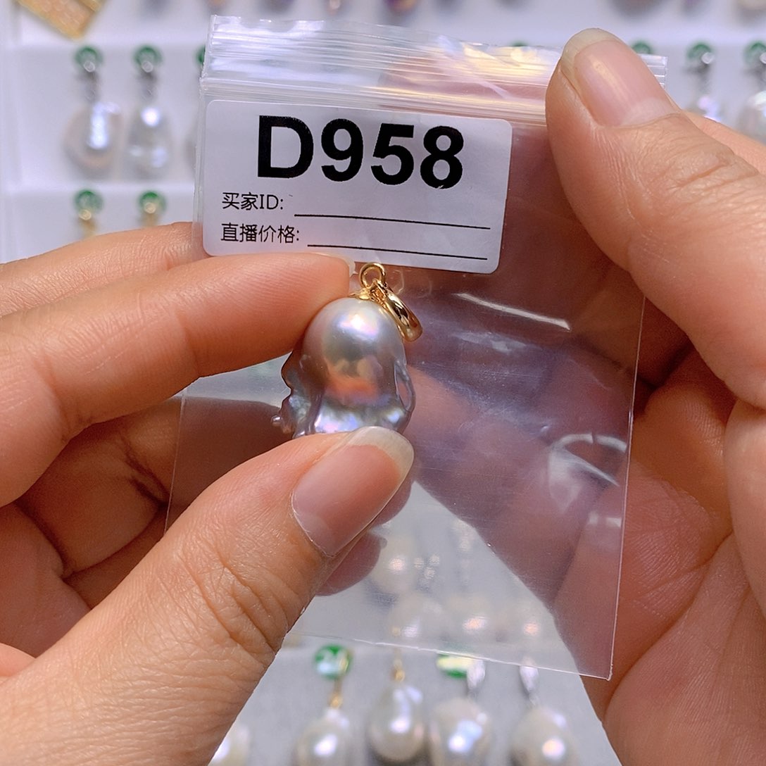 淡水珍珠颈饰银S925镶嵌