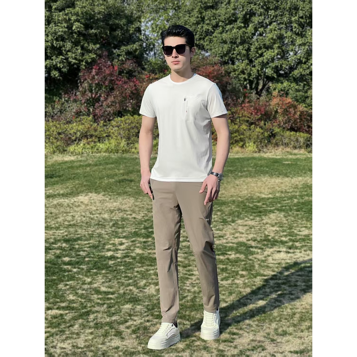 【燊狮品牌·专柜正品】男士夏季户外速干冰感休闲裤92008