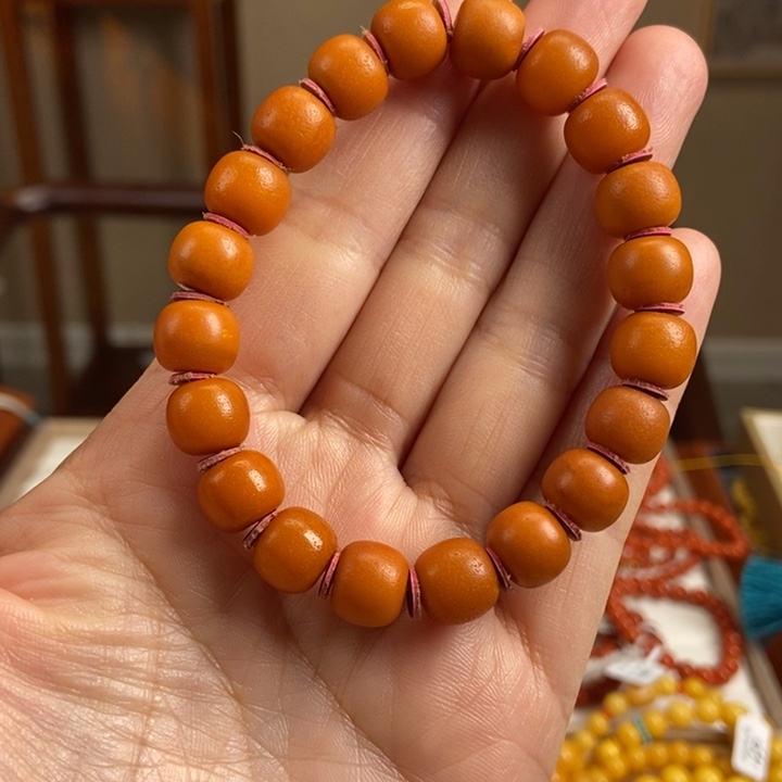 琥珀手链未镶嵌蜜蜡手串10