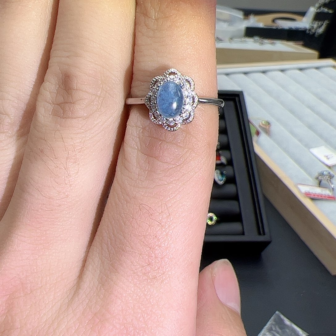 紫晶珠宝半成品银S925镶嵌