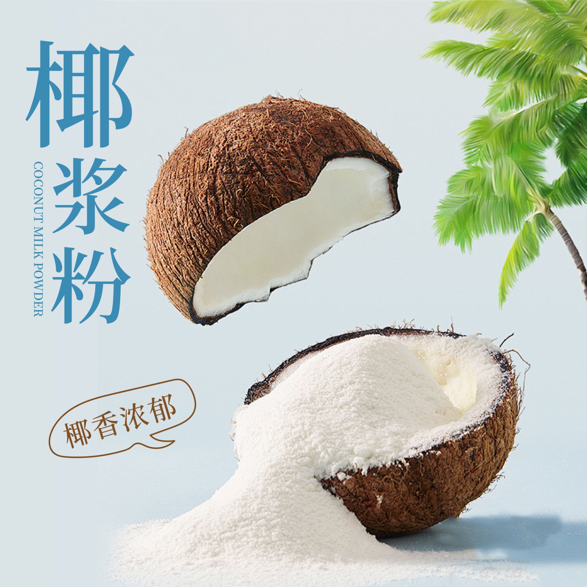 椰子粉奶茶店专用速溶椰汁椰奶粉椰浆浓香椰子汁商用原料摆摊椰汁