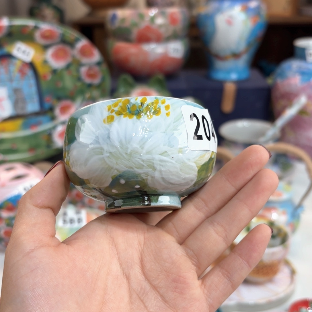 景德镇手绘高温釉下彩陶瓷茶具