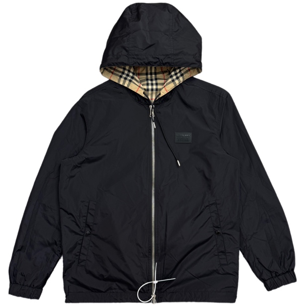 未使用 BURBERRY/博柏利 双面拼接经典格纹胸前logo外套XS码