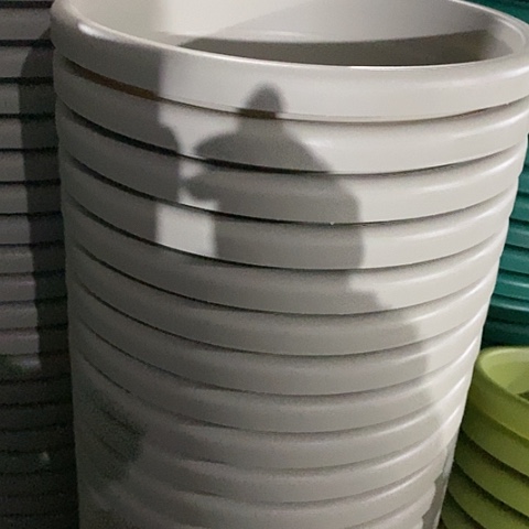 树脂四季5号微瑕灰白无托6个