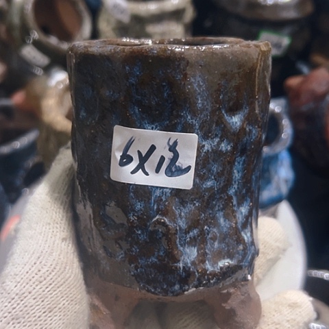 粗陶花盆手工花盆