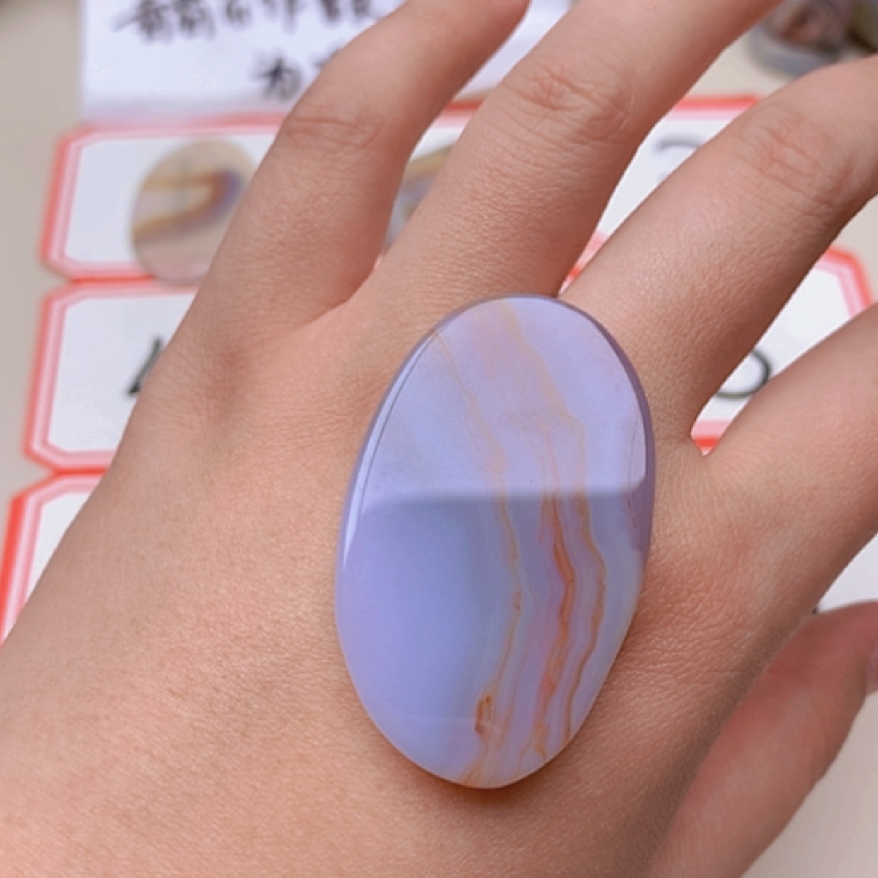 【闪购商品】玛瑙/玉髓未镶嵌珠宝半成品╰****╯