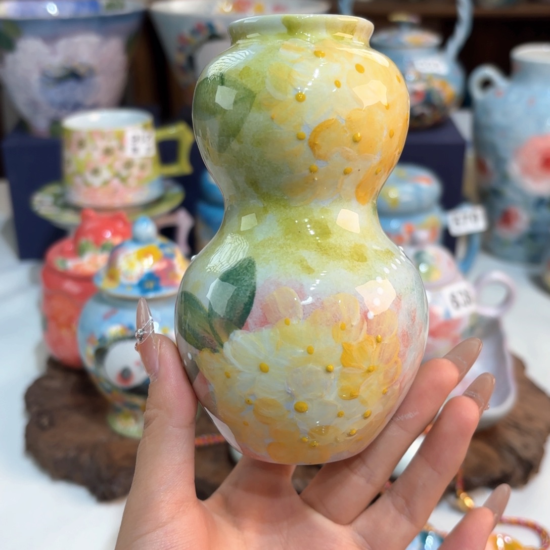 景德镇手绘高温釉下彩陶瓷茶具