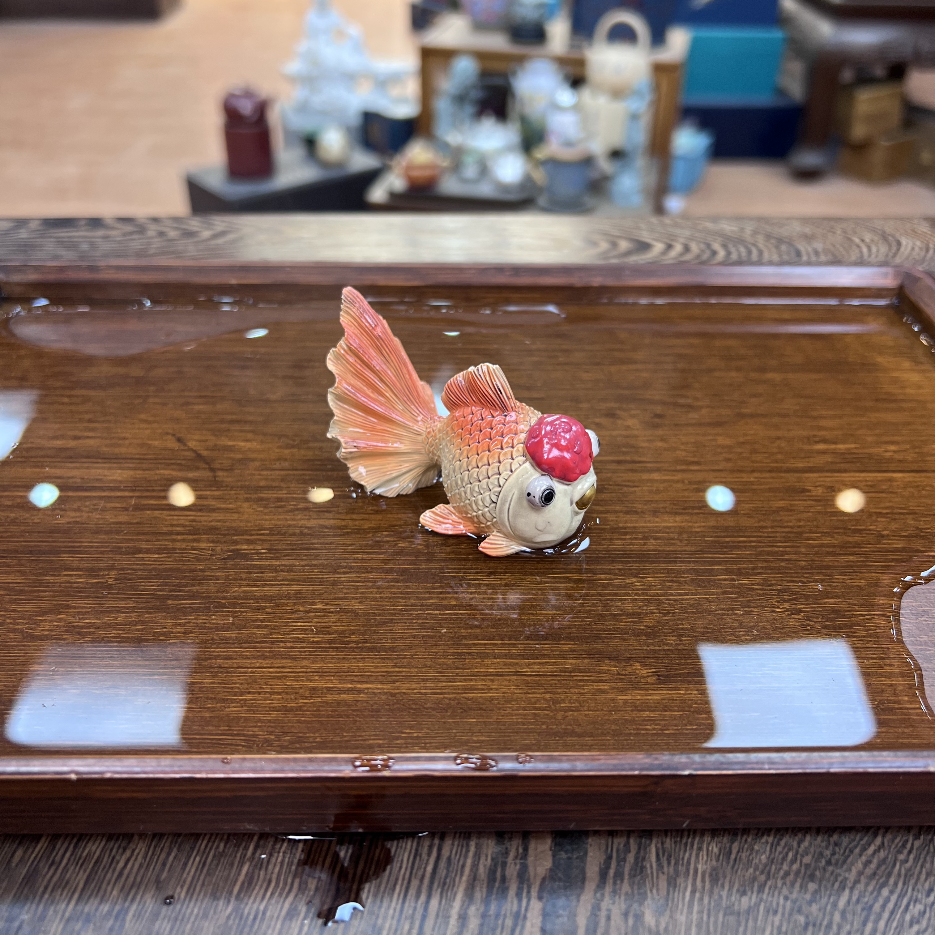 【闪购商品】变色创意金鱼茶宠