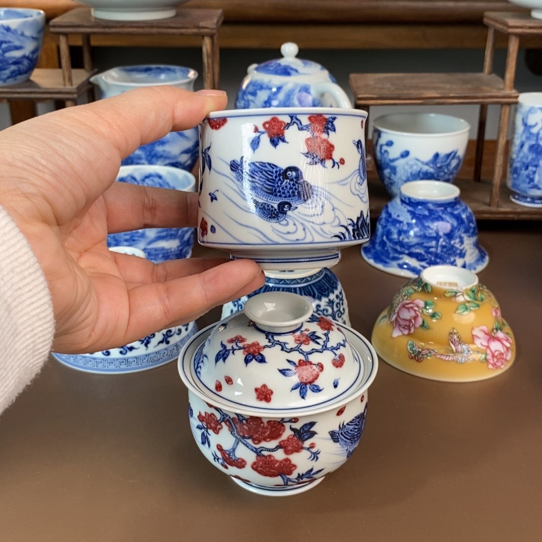 景德镇陶瓷手工手绘