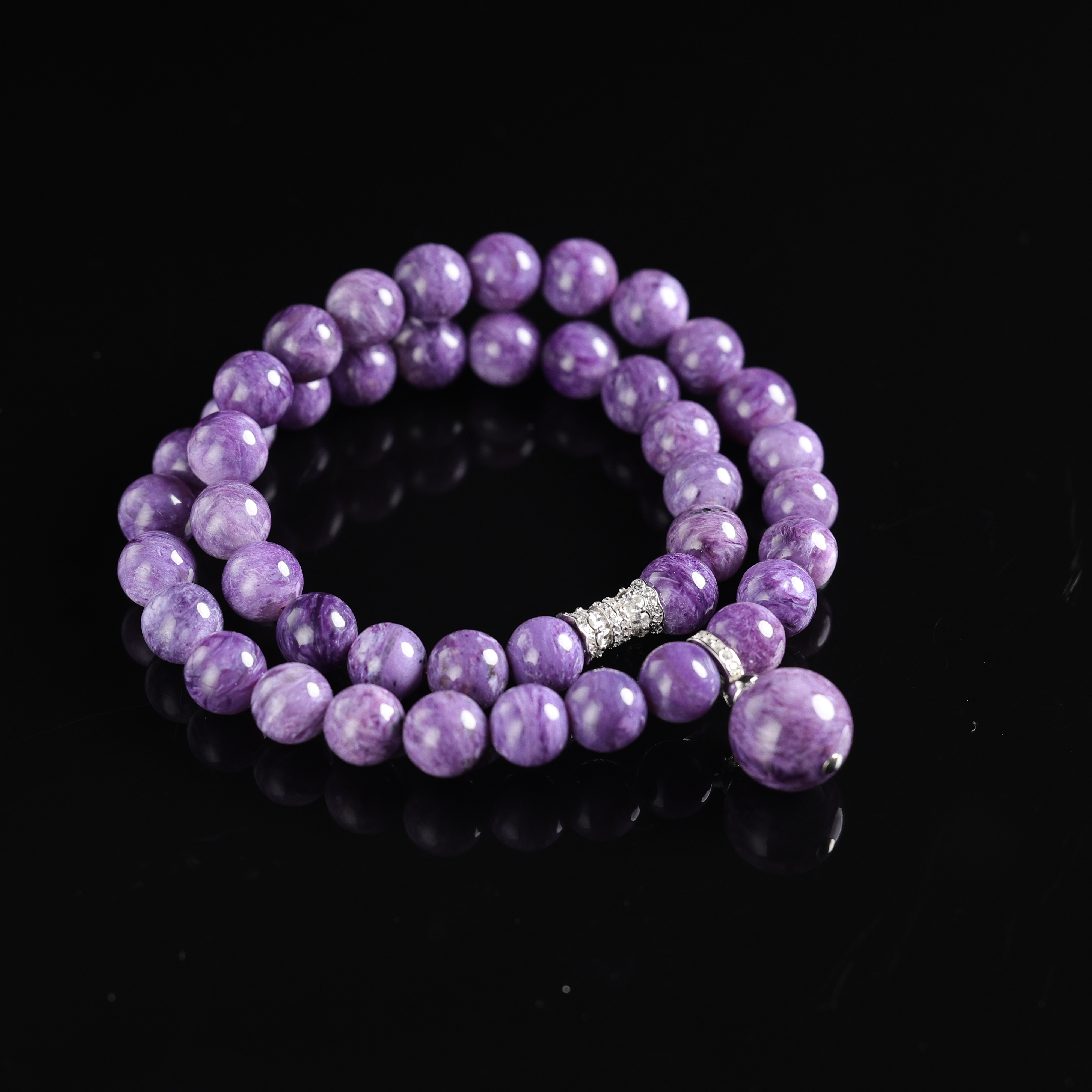 本真 | 云龙 | 原创设计精品高段位紫龙晶11mm项链