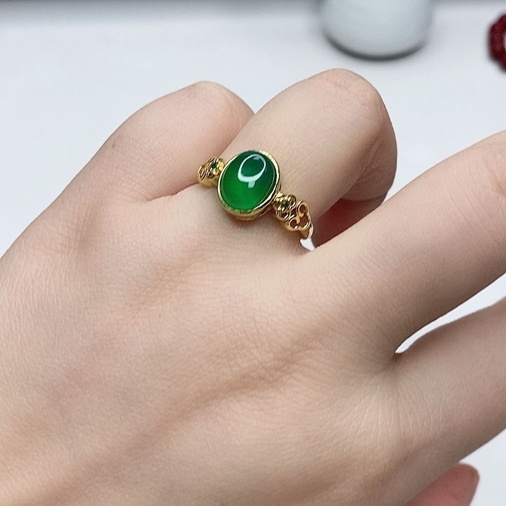 玛瑙/玉髓戒指合金