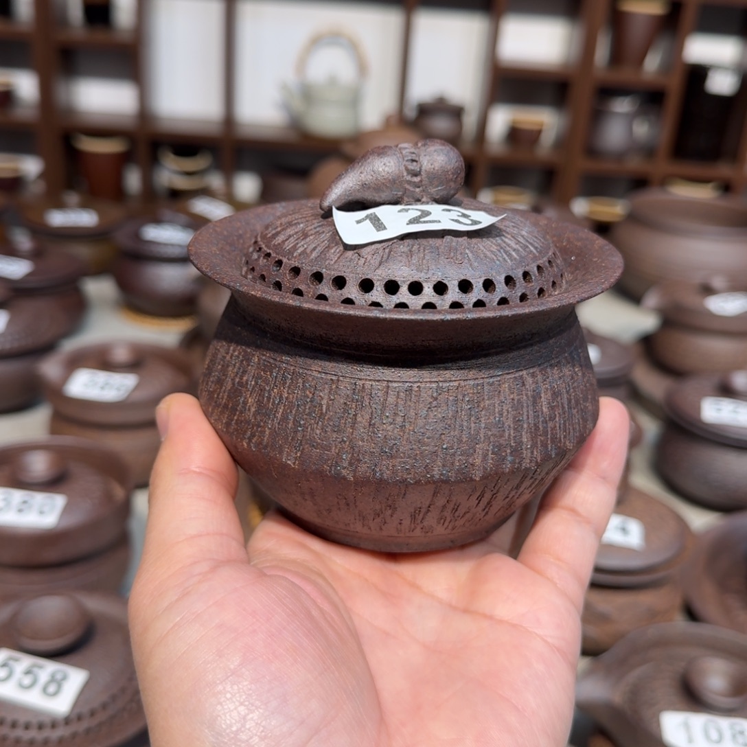 粗瓷茶具素色盖碗