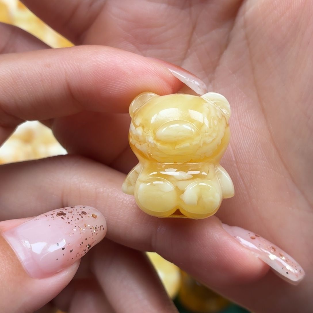 琥珀未镶嵌裸石蜜蜡