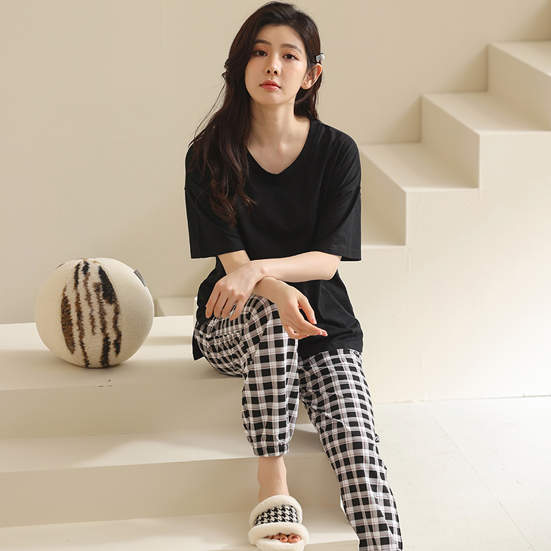 睡衣女春夏卡通时尚家居服两件套装-006-034-774-778-769-771