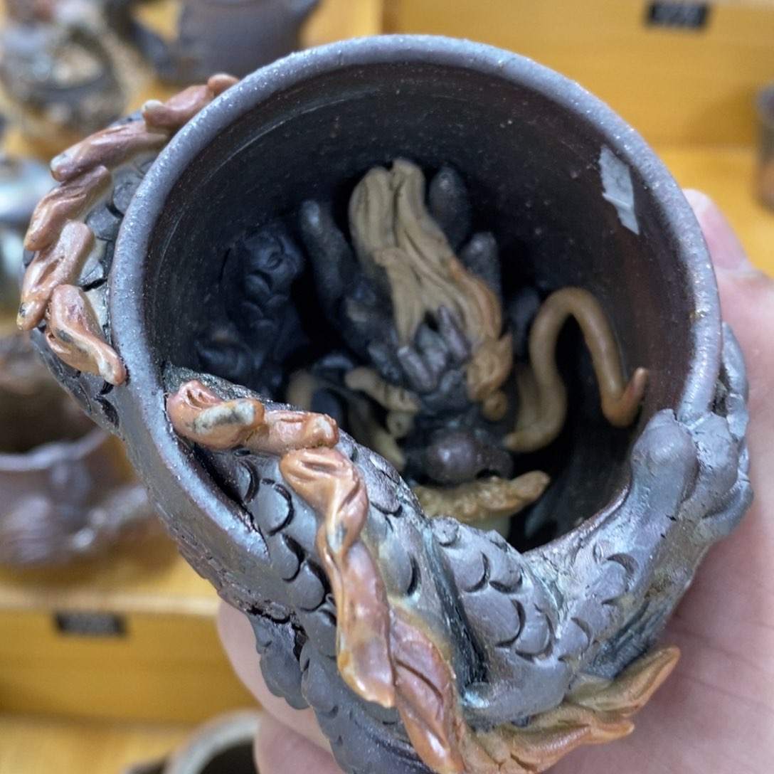 陶园柴烧，精品高货V65瑕