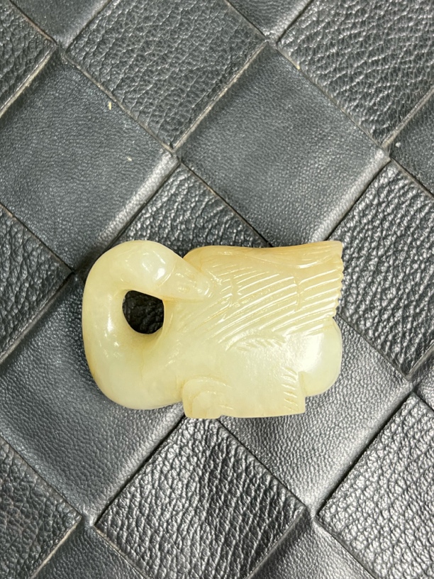 和田玉，和田白玉鹅