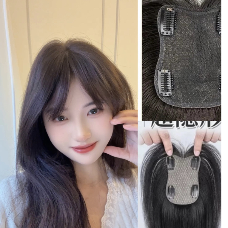 高货处理专柜“仿生头皮”逼真8×12全真发大网底妈生头皮遮白发