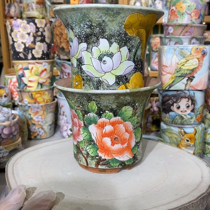 红陶景德镇艺术手绘作品