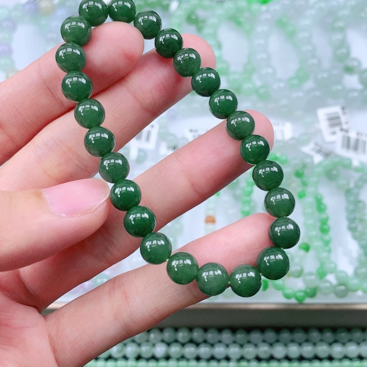 未镶嵌手链翡翠翡翠