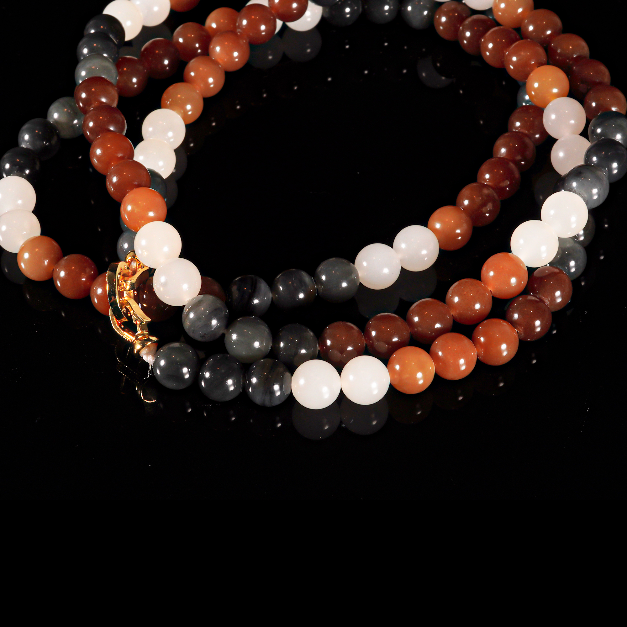 LOT.008和田玉多宝项链/X1328