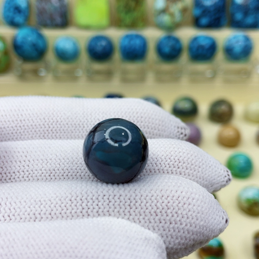 未镶嵌绿松石颈饰尺寸卡15.5