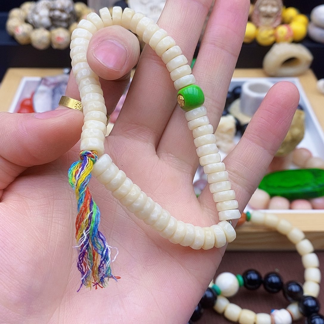 驼骨手串/手链驼骨鸡油黄