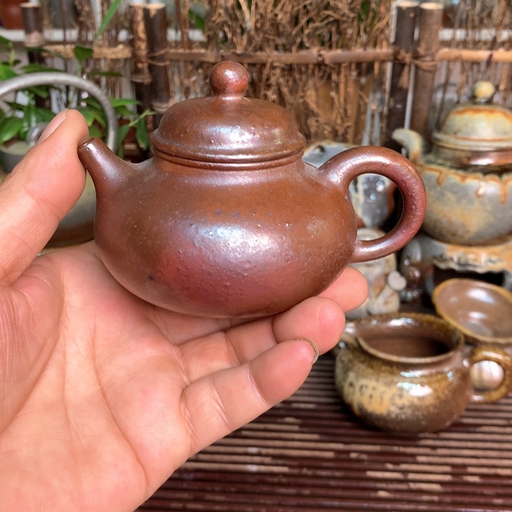 紫砂茶壶纯自然高温裸柴烧