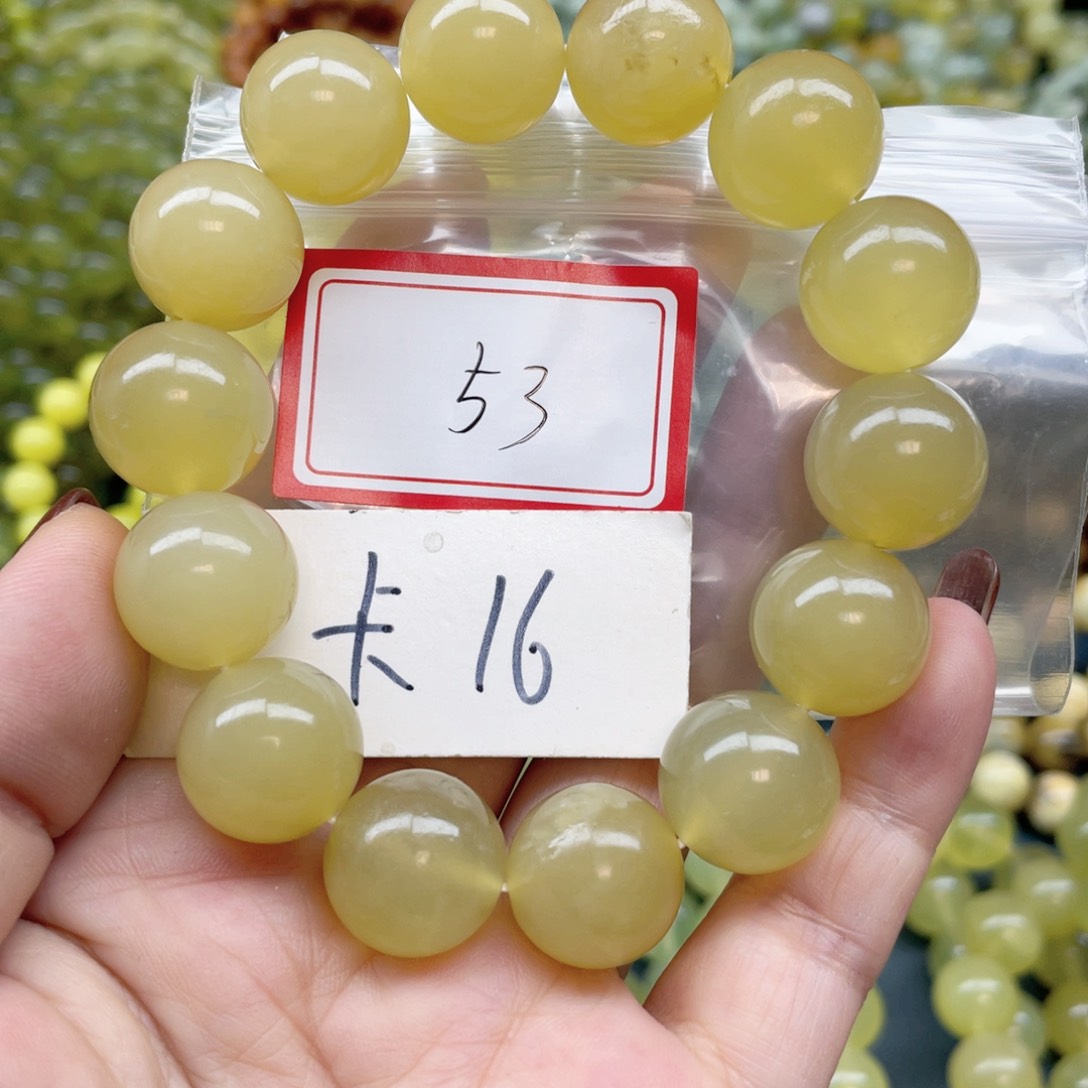 未镶嵌蛇纹石玉手串