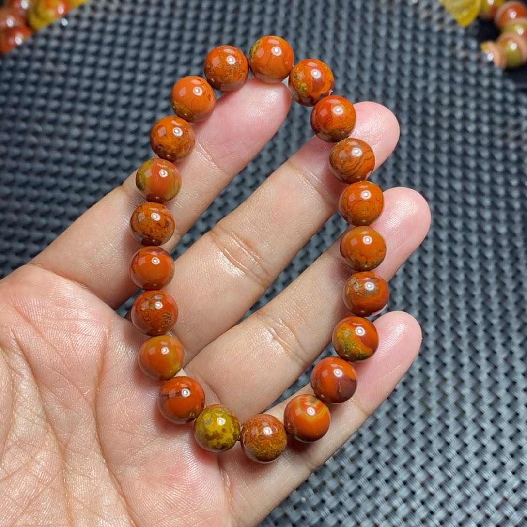 玛瑙/玉髓战国红未镶嵌