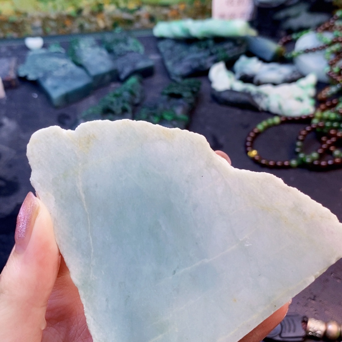 翡翠颈饰未镶嵌055天然翡翠