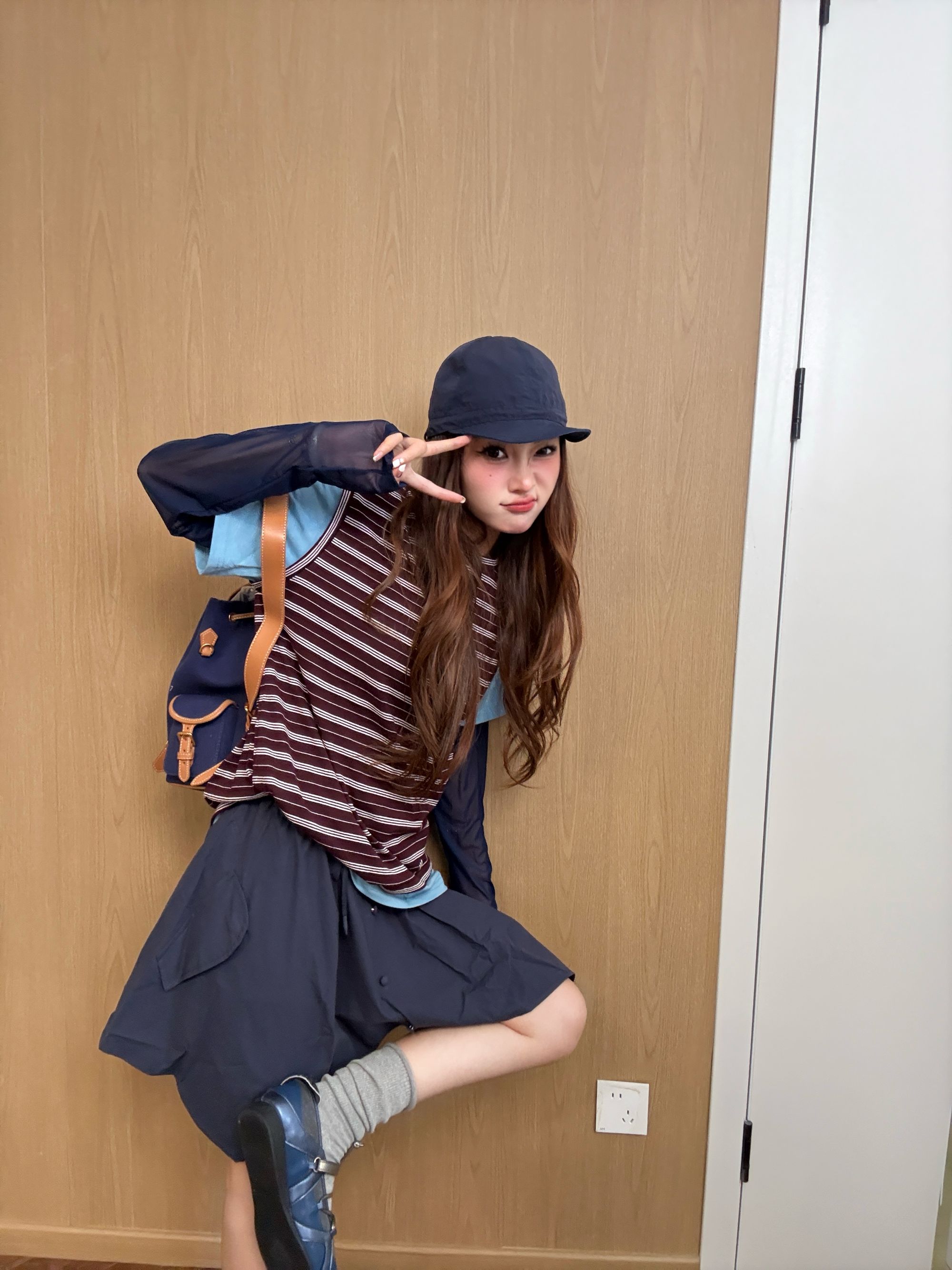 「消散对白」四四大王夏季新款小众女装设计感可爱不规则半身裙