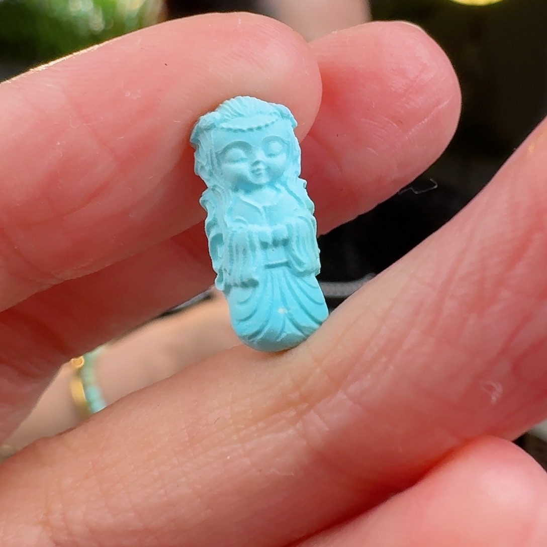 绿松石珠宝奇石未镶嵌