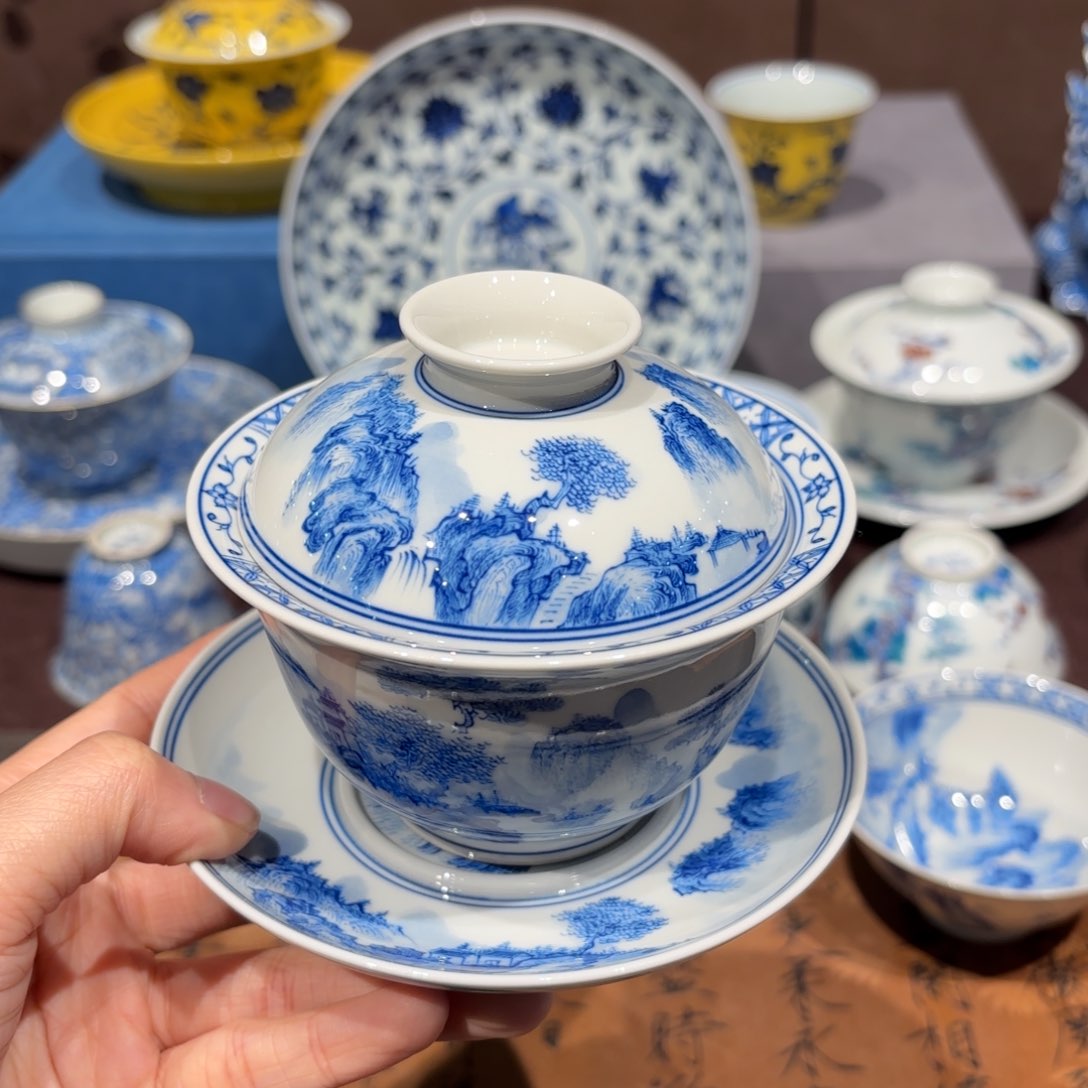 瓷片景德镇纯手工手绘