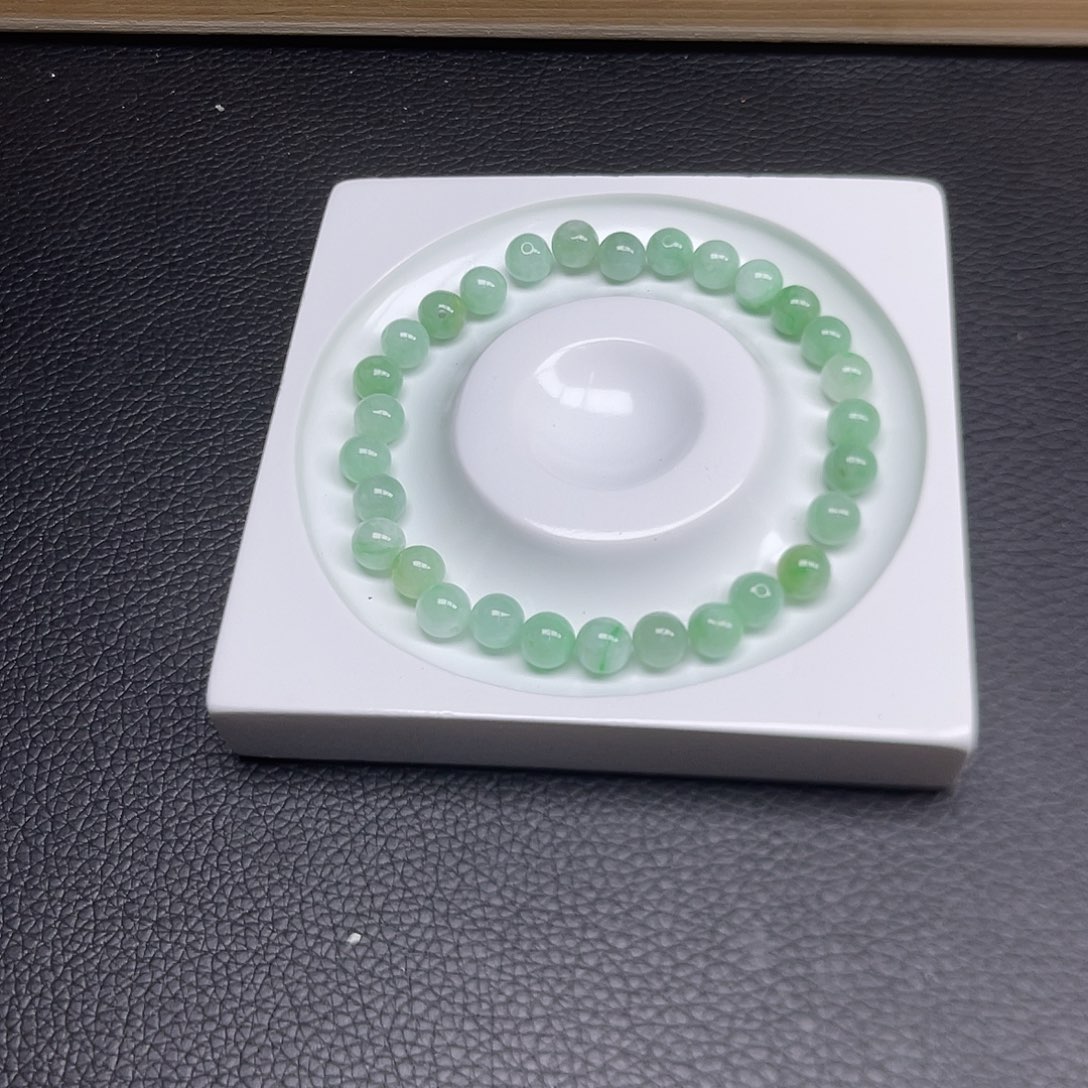 翡翠散珠6.7mm28颗
