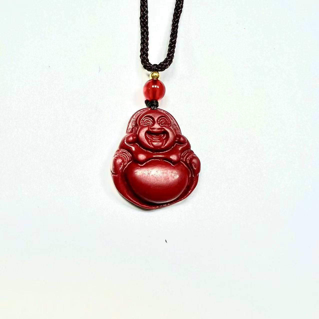 天然辰砂天然辰砂朱砂吊坠*DK005