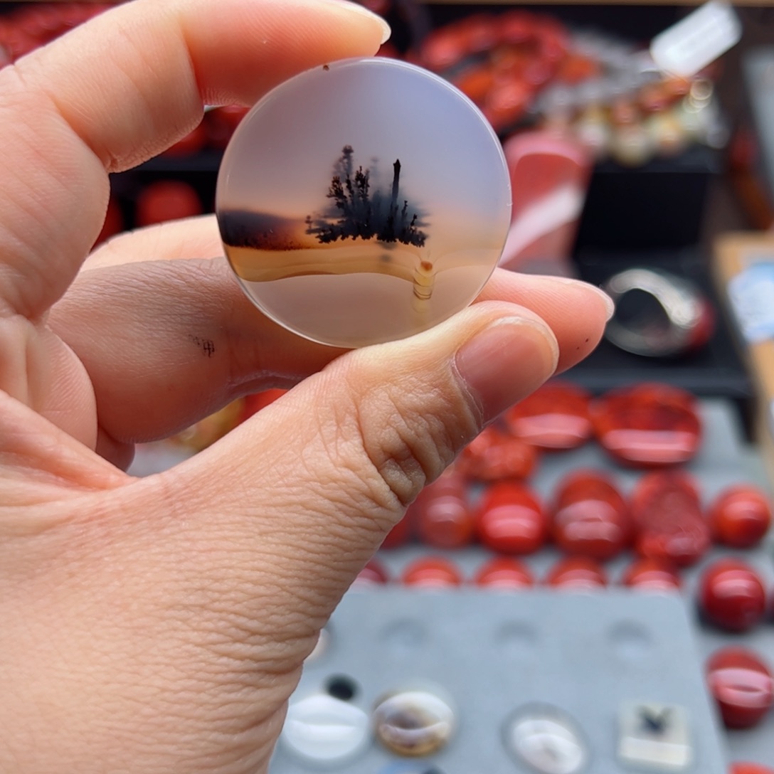 玛瑙/玉髓未镶嵌配饰雪**痕