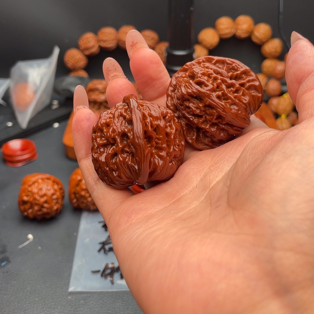 文玩核桃把件四座楼