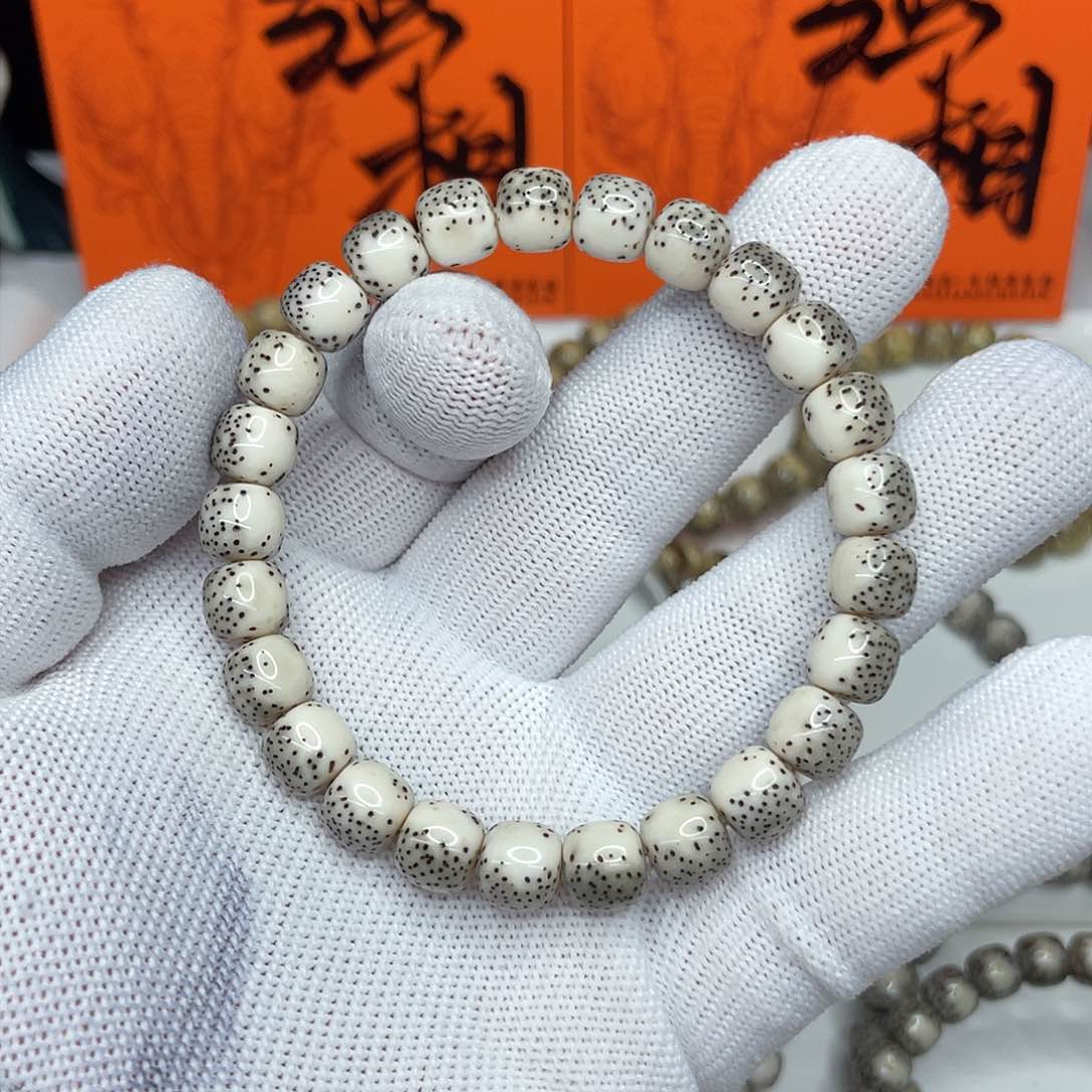 星月菩提手串9/8河豚灰背