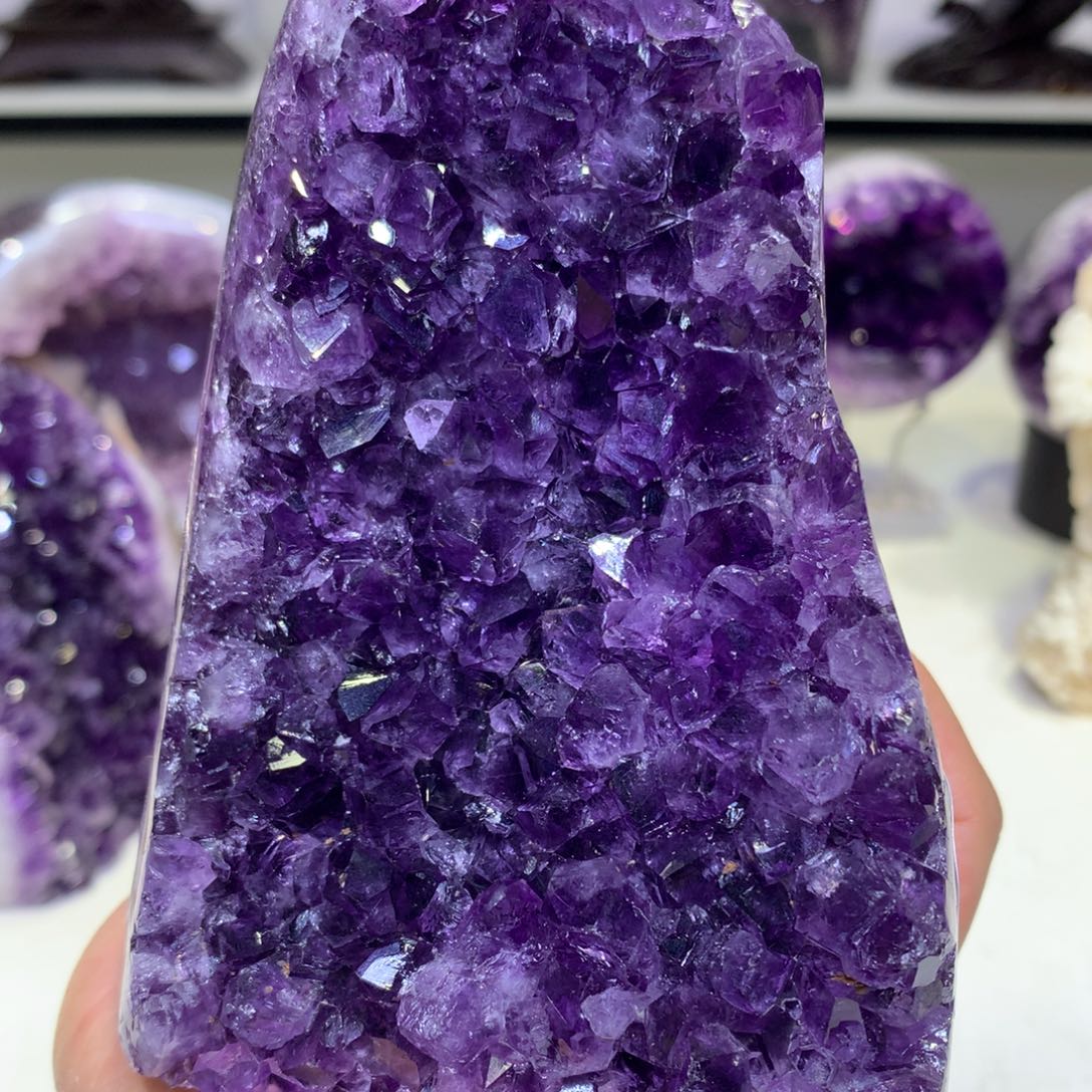 未镶嵌珠宝半成品紫晶紫晶165