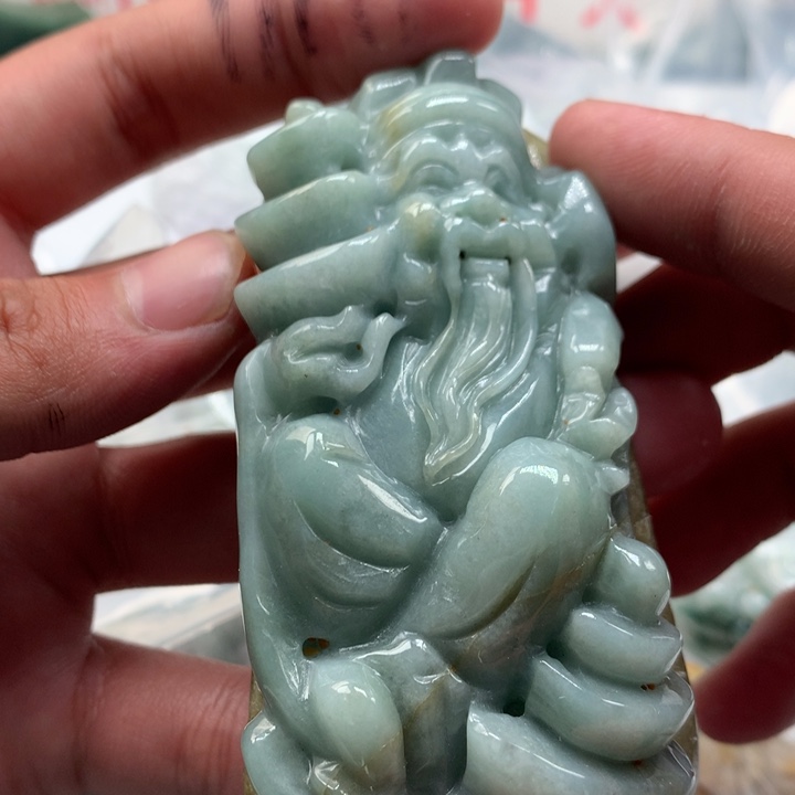 翡翠未镶嵌颈饰保真天然a货翡翠