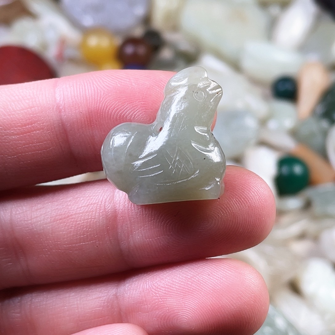 和田玉（糖玉）颈饰未镶嵌