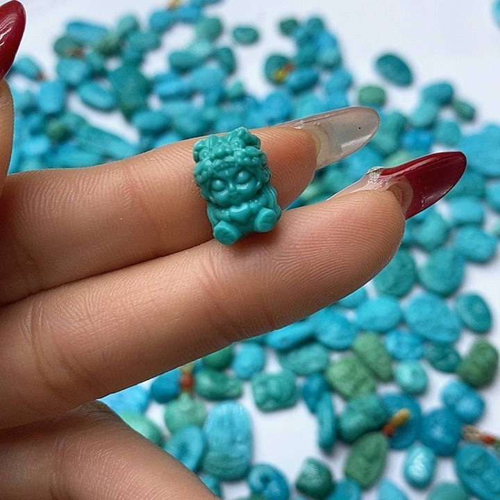 绿松石珠宝奇石未镶嵌