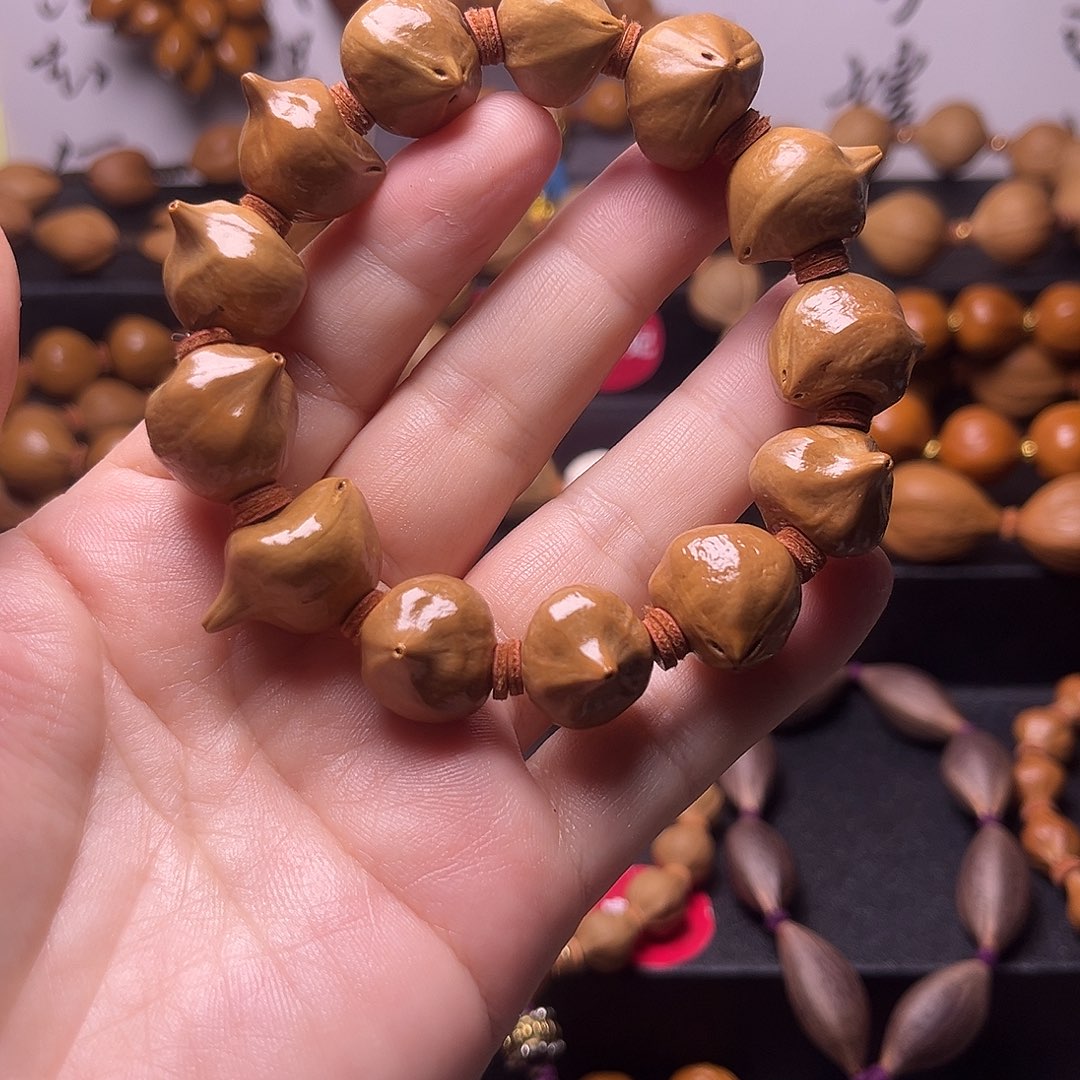 手串橄榄核元宝异型手串瑕疵品