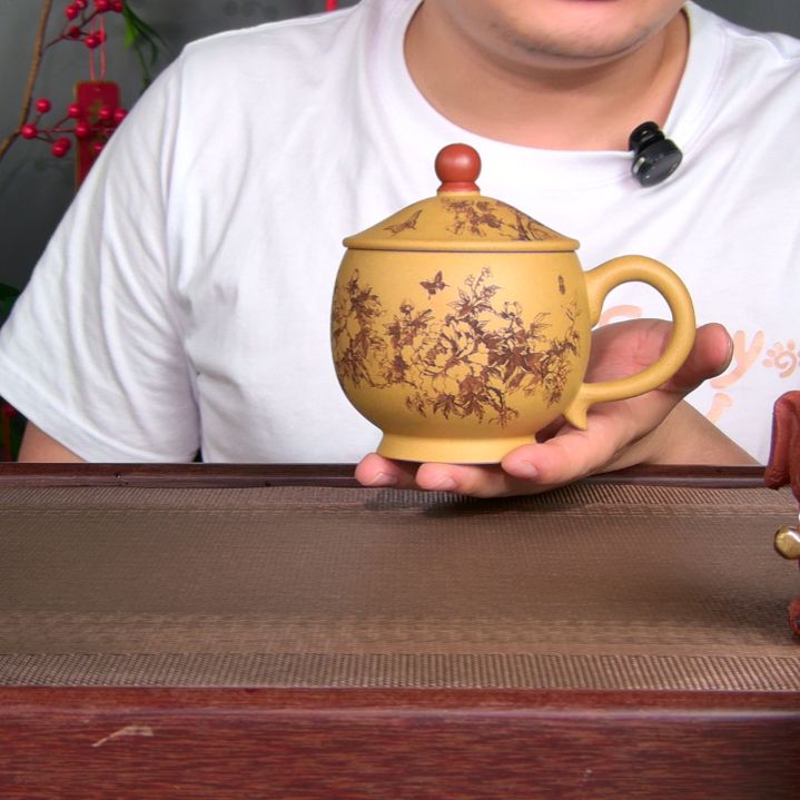 茶杯紫砂高货放漏
