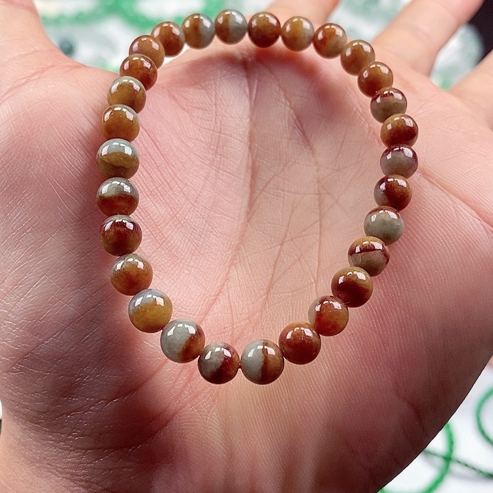 翡翠手链未镶嵌卡6