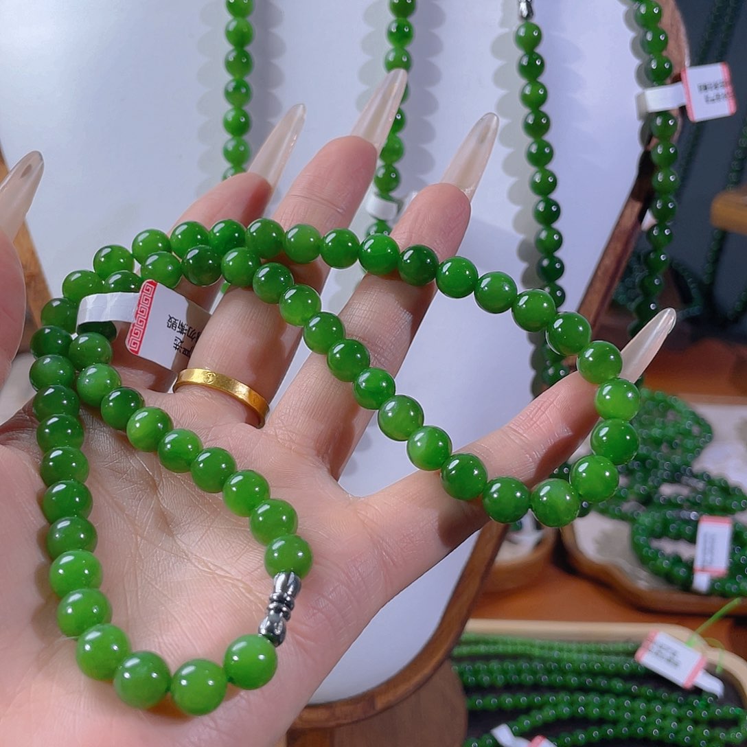 和田玉未镶嵌颈饰8