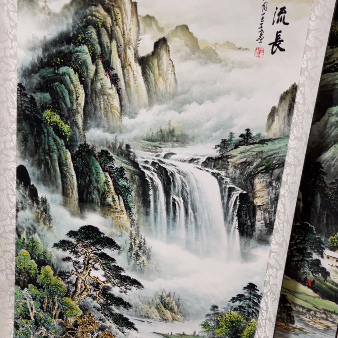 源远流长四尺竖幅东方美学装饰画1.7