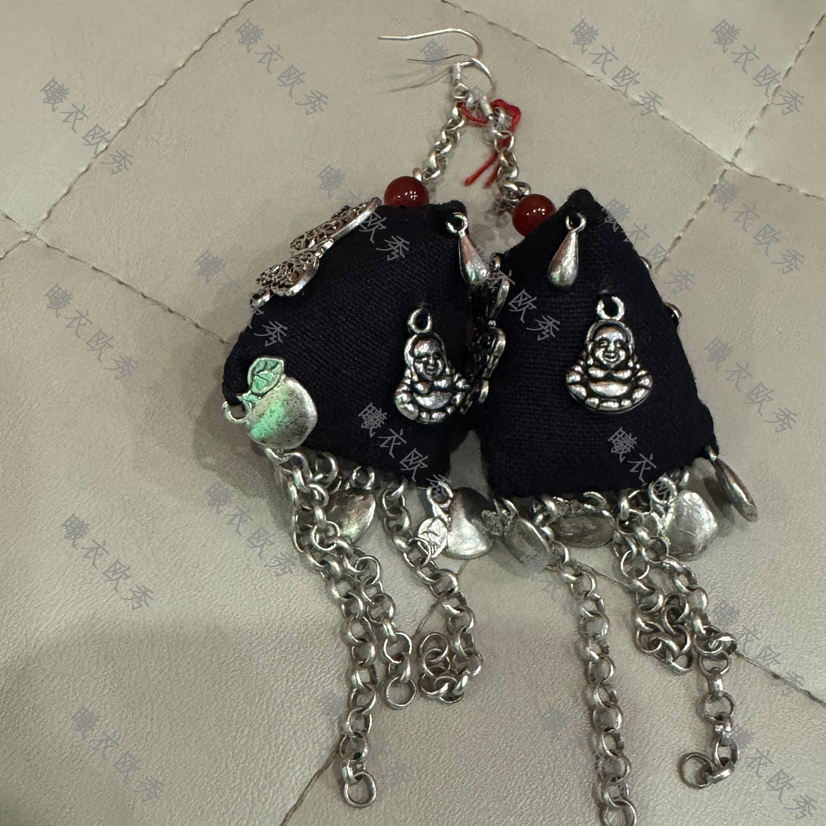 非金属布艺耳饰 辰曦同款【多姿多彩】耳环